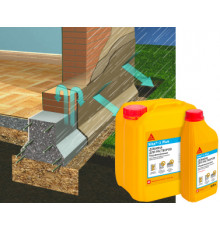 Добавка повышающая водостойкость цементных растворов Sika® 1 Plus светло-желтая 0,9 л.