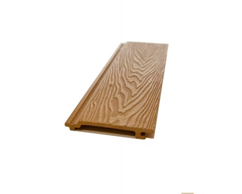 Доска фасадная из ДПК Ecodecking Экстра 3D Тиснение 135 х 20 х 3000 мм. Бронза