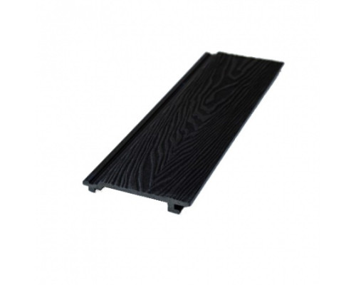 Доска фасадная из ДПК Ecodecking Экстра 3D Тиснение 135 х 20 х 3000 мм. Графит