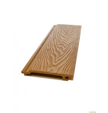 Доска фасадная из ДПК Ecodecking Экстра 3D Тиснение 135 х 20 х 4000 мм. Бронза