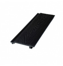 Доска фасадная из ДПК Ecodecking Экстра 3D Тиснение 135 х 20 х 4000 мм. Графит