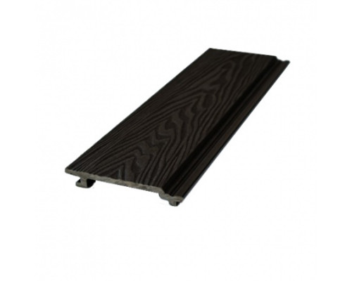 Доска фасадная из ДПК Ecodecking Экстра 3D Тиснение 135 х 20 х 4000 мм. Венге