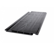 Доска фасадная из ДПК Ecodecking Классик Тиснение 160 х 17 х 4000 мм. Антрацит