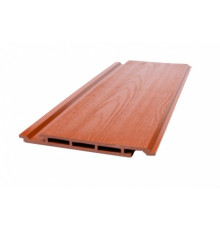 Доска фасадная из ДПК Ecodecking Классик Тиснение 160 х 17 х 4000 мм. Терракот