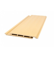 Доска фасадная из ДПК Ecodecking Титан Тиснение 160 х 17 х 3000 мм. Песочный