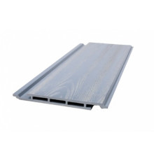 Доска фасадная из ДПК Ecodecking Титан Тиснение 160 х 17 х 4000 мм. Серый