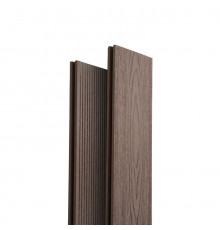 Доска террасная ДПК Ecodecking Некст 145 х 19 х 3000 мм. Шоколад