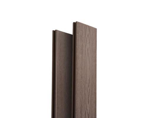 Доска террасная ДПК Ecodecking Некст 145 х 19 х 3000 мм. Шоколад
