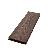 Доска террасная из ДПК 3D тиснение/вельвет Ecodecking Комфорт 143 х 23 х 3000 мм. Шоколад