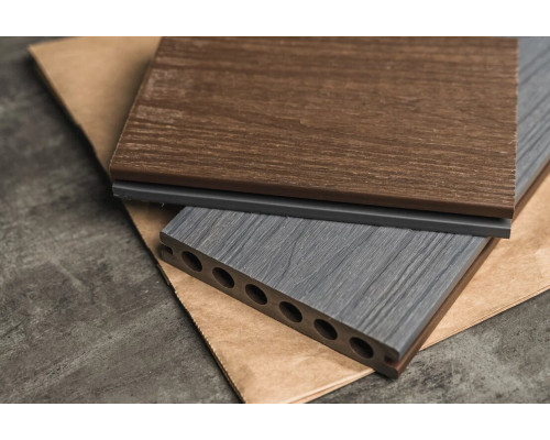 Доска террасная из ДПК CM Decking REVERSE Walnut / Charcoal 138 х 23 х 3000 мм. Волнат / Чаркол