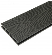 Доска террасная из ДПК CM Decking VINTAGE Black Wood 140 х 25 х 3000 мм. Черное дерево
