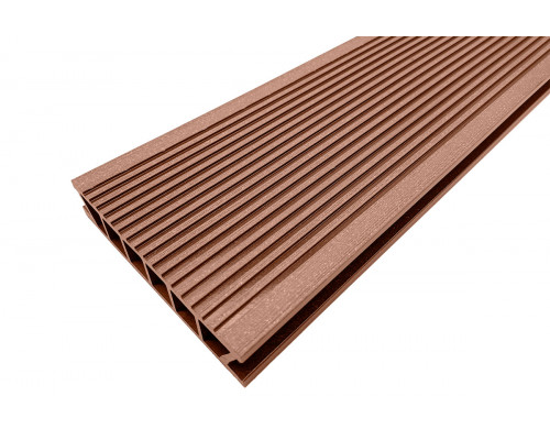 Доска террасная из ДПК Deckron Classic 153 х 28 х 4000 мм. Коричневый