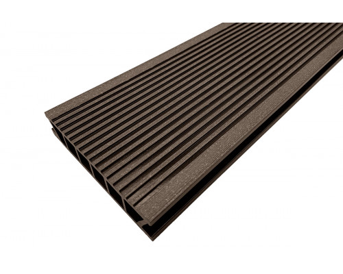 Доска террасная из ДПК Deckron Classic 153 х 28 х 4000 мм. Венге