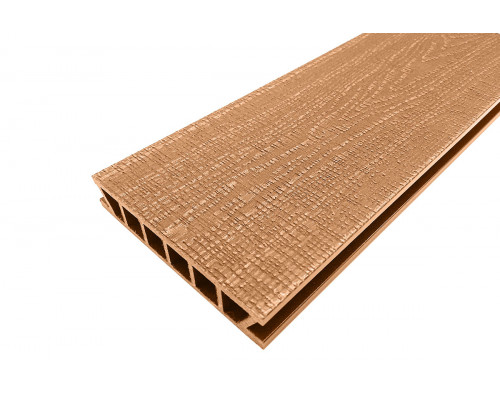 Доска террасная из ДПК Deckron Woodlike 3D тиснение под дерево 153 х 28 х 4000 мм. Кедр