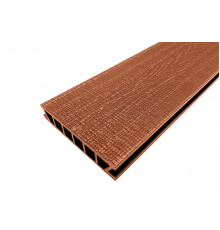 Доска террасная из ДПК Deckron Woodlike 3D тиснение под дерево 153 х 28 х 4000 мм. Терракот