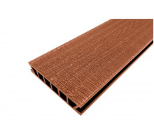Доска террасная из ДПК Deckron Woodlike 3D тиснение под дерево 153 х 28 х 6000 мм. Терракот