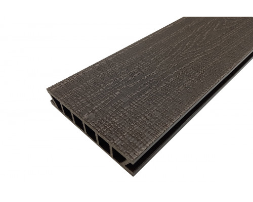 Доска террасная из ДПК Deckron Woodlike 3D тиснение под дерево 153 х 28 х 6000 мм. Венге