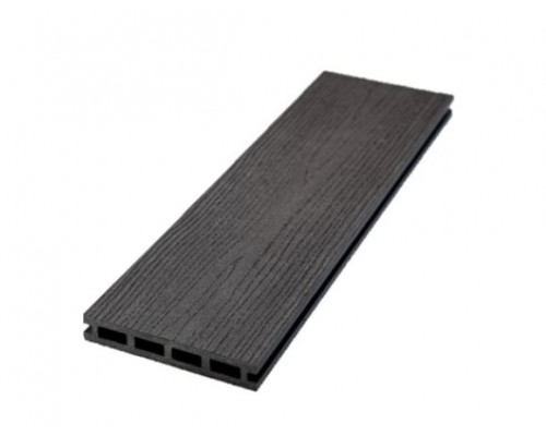 Доска террасная из ДПК тиснение/вельвет Ecodecking Экстра плюс 146 х 23 х 3000 мм. Венге
