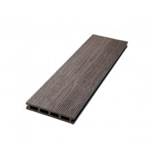 Доска террасная из ДПК тиснение/вельвет Ecodecking Экстра плюс 146 х 23 х 4000 мм. Шоколад