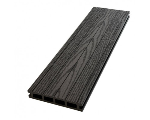 Доска террасная из ДПК тиснение/вельвет Ecodecking Техно плюс 150 х 25 х 3000 мм. Венге