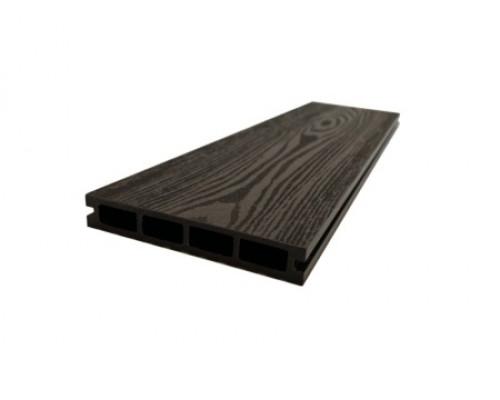 Доска террасная из ДПК тиснение/вельвет Ecodecking Титан 140 х 25 х 3000 мм. Венге