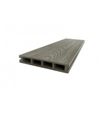 Доска террасная из ДПК тиснение/вельвет Ecodecking Титан 140 х 25 х 4000 мм. Жемчуг