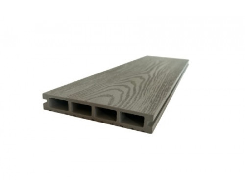 Доска террасная из ДПК тиснение/вельвет Ecodecking Титан 140 х 25 х 4000 мм. Жемчуг