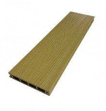 Доска террасная из ДПК тиснение/вельвет Ecodecking Титан 3D 140 х 25 х 3000 мм. Песочный