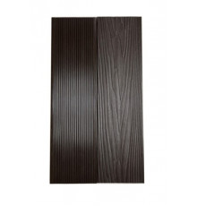 Доска террасная из ДПК тиснение/вельвет Ecodecking Титан 3D 140 х 25 х 3000 мм. Шоколад