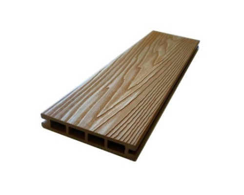 Доска террасная из ДПК тиснение/вельвет Ecodecking Титан 3D 140 х 25 х 4000 мм. Дерево