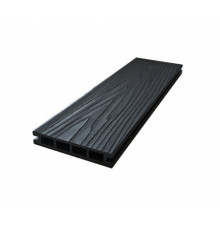 Доска террасная из ДПК тиснение/вельвет Ecodecking Титан 3D 140 х 25 х 4000 мм. Серый