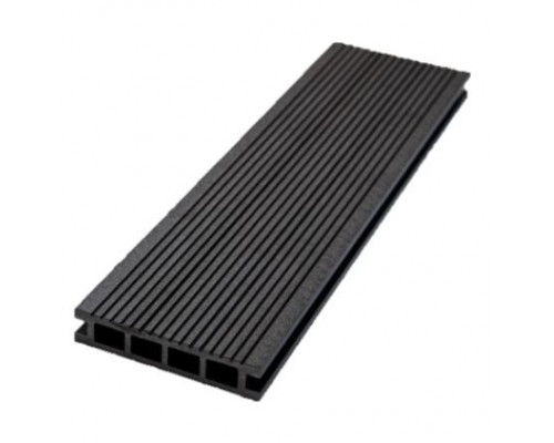 Доска террасная из ДПК вельвет Ecodecking Экстра 140 х 28 х 3000 мм. Графит