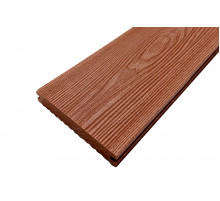 Доска террасная полнотелая из ДПК Holzhof Solid 150 х 18 х 4000 мм. Коричневый П6