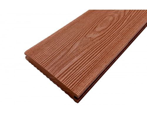 Доска террасная полнотелая из ДПК Holzhof Solid 150 х 18 х 4000 мм. Коричневый П6