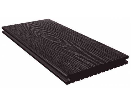 Доска террасная полнотелая из ДПК Holzhof Solid 150 х 18 х 4000 мм. Венге П6