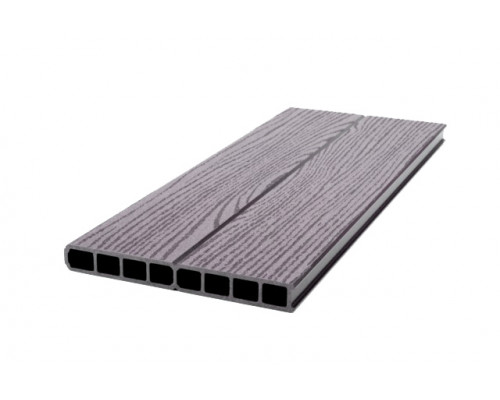 Доска заборная двухсторонняя из ДПК Ecodecking Техно 200 х 25 х 3000 мм. Графит