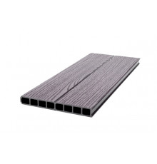 Доска заборная двухсторонняя из ДПК Ecodecking Техно 200 х 25 х 4000 мм. Графит