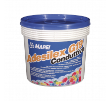 Двухкомпонентный эпоксидно-полиуретановый клей Adesilex G19 Conductive 10кг.Mapei