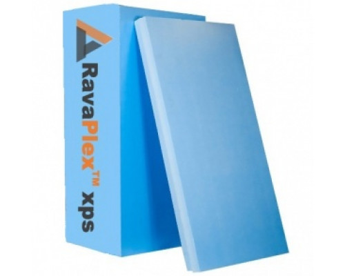 Экструдированный пенополистирол Ravaplex XPS - L 35 / 1200 х 600 х 50 (0,360 м3 / 7,2 м2) 10 плит