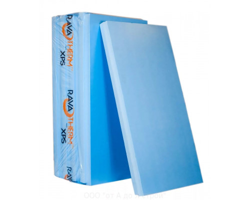 Экструдированный пенополистирол Ravatherm XPS Standart-50 1200x585x50мм., 4,914м2 / 0,2457м3 / 7плит