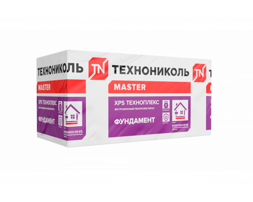 Экструзионный пенополистирол Технониколь Техноплекс Фундамент 1185 х 585 х 50 мм. 8 плит (5,47м2)