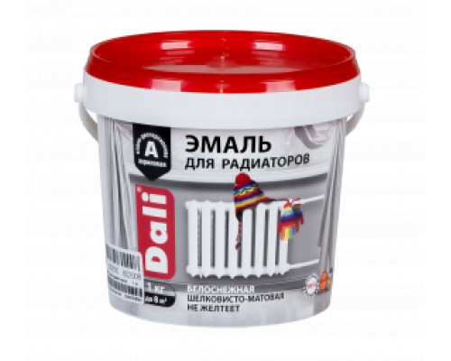 Эмаль акриловая для радиаторов "DALI" 1 кг. "Рогнеда"