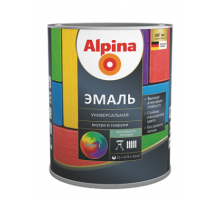 Эмаль алкидная универсальная Alpina База 1 шелковисто-матовая 0,75 л.