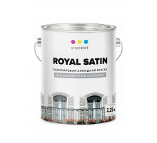 Эмаль алкидная универсальная Vincent Royal Satin база С, полуматовая 2,32 л