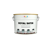 Эмаль алкидная универсальная Vincent Royal Satin база С, полуматовая 8,1 л
