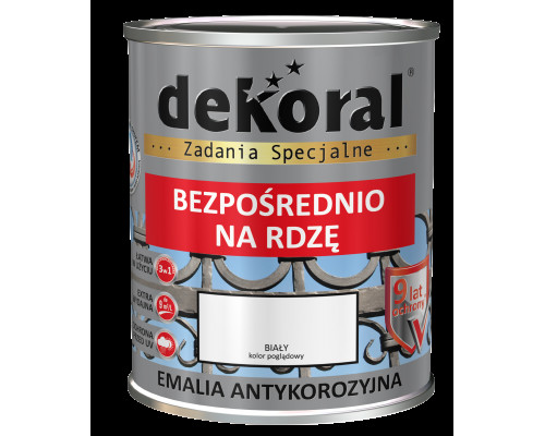 Эмаль антикоррозионная молотковая красный светлый 0,65 л DEKORAL