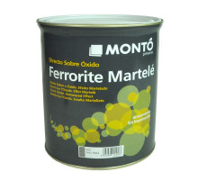 Эмаль антиксидантная молотковая Monto FERRORITE MARTELE черная 4 л. 