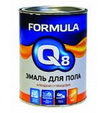 Эмаль для пола Formula Q8 ПФ-266 золотисто-коричневая 0,9 кг.