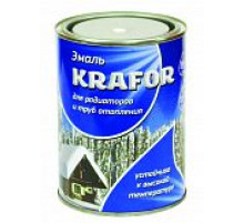 Эмаль для радиаторов белая 0,9 кг. "KRAFOR"