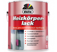 Эмаль для радиаторов Dufa Heizkorperlack глянцевая белая 0,75 л. RAL 9010